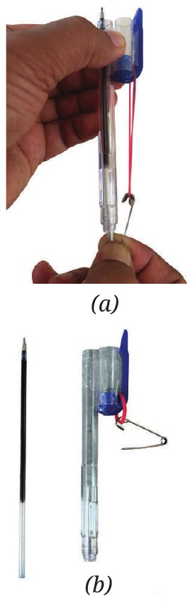 Fig. 7.40: Rubber-band pen launcher